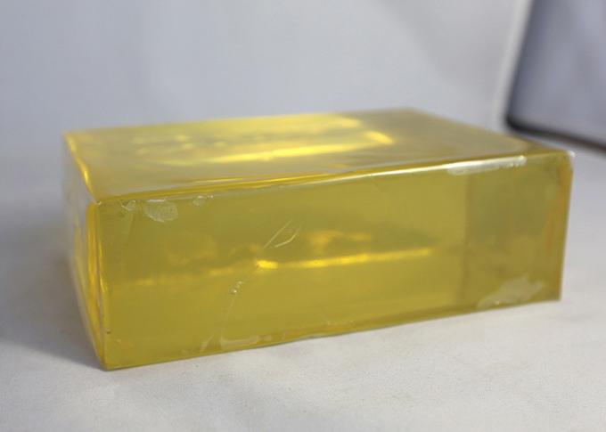 A PSA exerce pressão sobre o esparadrapo quente do derretimento para etiquetas ilumina - a caixa da cor/embalagem amarelas do cilindro 0