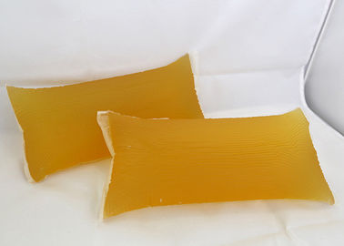 Pressão quente do derretimento do bloco transparente amarelo - esparadrapo sensível para a ligação de papel da etiqueta